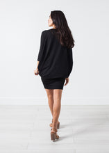 Tapered Boat Neck Dress
