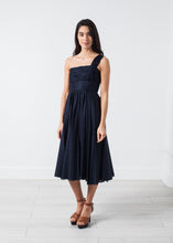 One Shoulder Dress in Navy
