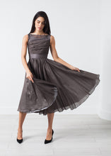 Voile Dress in Grey Pearl
