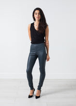 Elenaso Leather Trouser in Cool Grey
