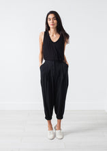 Fancy Wool Pant in Black
