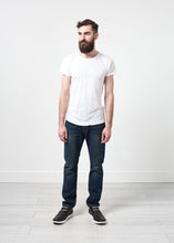 Comfort Tee in White Linen

