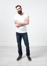 Comfort Tee in White Linen
