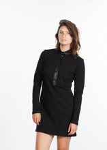 Fleece Jersey Dress in Black
