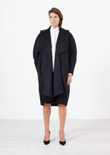 Shahmeena Cocoon Coat in Black
