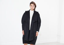 Shahmeena Cocoon Coat in Black
