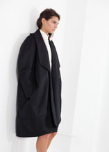 Shahmeena Cocoon Coat in Black
