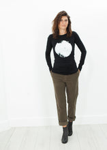 Sueded Cotton Pant in Khaki
