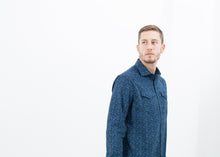 Western Arkansas Button-Up in Blue Floral
