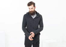 Pill Zip Sweater in Anthracite
