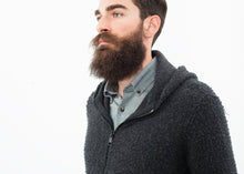 Pill Zip Sweater in Anthracite
