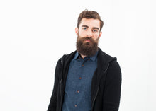 Pill Zip Sweater in Black
