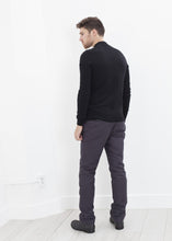 Merino Knit Turtleneck in Black
