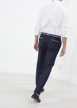 Sinclair Trouser in Navy Stripe
