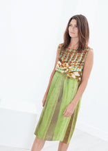 Silk Shift in Tweed and Net
