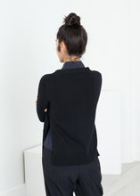Square Cardigan in Black
