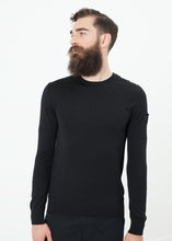 Button Shoulder Pullover in Black
