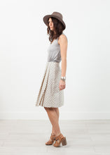Pleated Skirt in Glitter Dots
