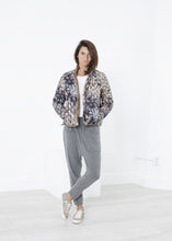 Deione Coat in Graphite Floral
