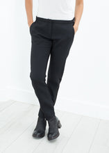 Side Zip Slim Pant in Black

