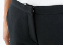 Side Zip Slim Pant in Black

