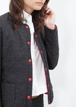 Camelia Reversible Jacket in Black/Red
