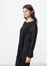 Laurier Tee in Black/Navy
