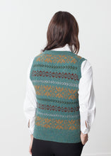 Fair Isle Vest in Army
