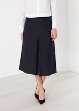 Tulle Pleat Skirt in Navy
