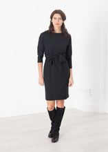 Tie Waist Dress in Black
