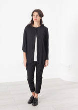 Unbalanced Cardigan in Black
