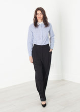 Contrast Cuff Pant in Black
