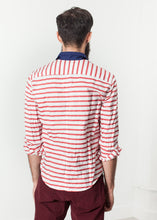 Luke Shirt in Red Stripe
