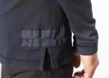 Cotton Henley in Blue Grey
