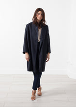 Woven Pleat Back Coat
