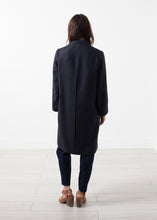 Woven Pleat Back Coat
