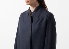 Woven Pleat Back Coat

