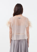 Organza Feather Top
