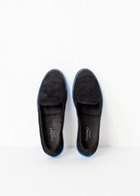 Suede Loafers - Black/Blue
