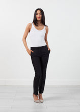 Straight Seam Trouser in Black
