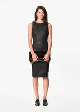 Iranta Leather Dress in Black
