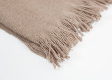 Cashmere Tassel Blanket in Brown

