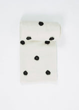 Cashmere Dot Shawl in Black/White
