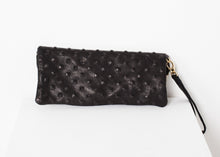 Roxanne Leather Clutch in Black
