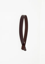Buckle-less Belt in Brown
