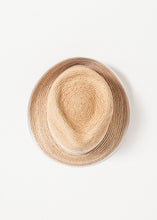 Washboard Hat in Straw/White
