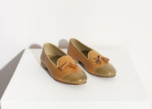Leather Loafer in Lime
